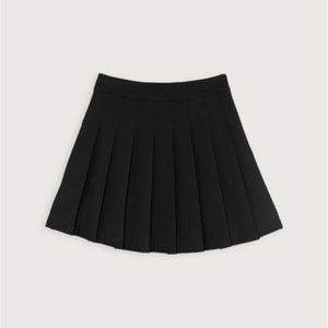 Oak + Fort Pleated Mini Skirt